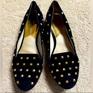 Michael Kors Gold Studded Flats